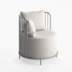 крісло нест 2 молочне